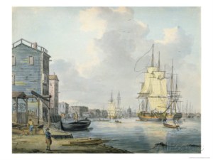 Rotherhithe, the Thames c. 1790