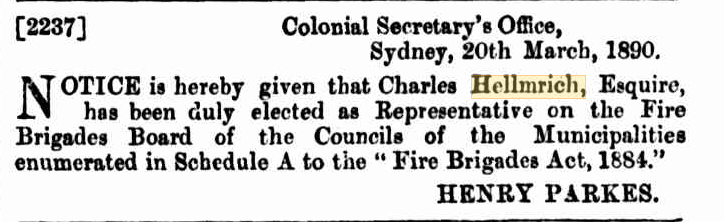 charles hellmrich henry parkes