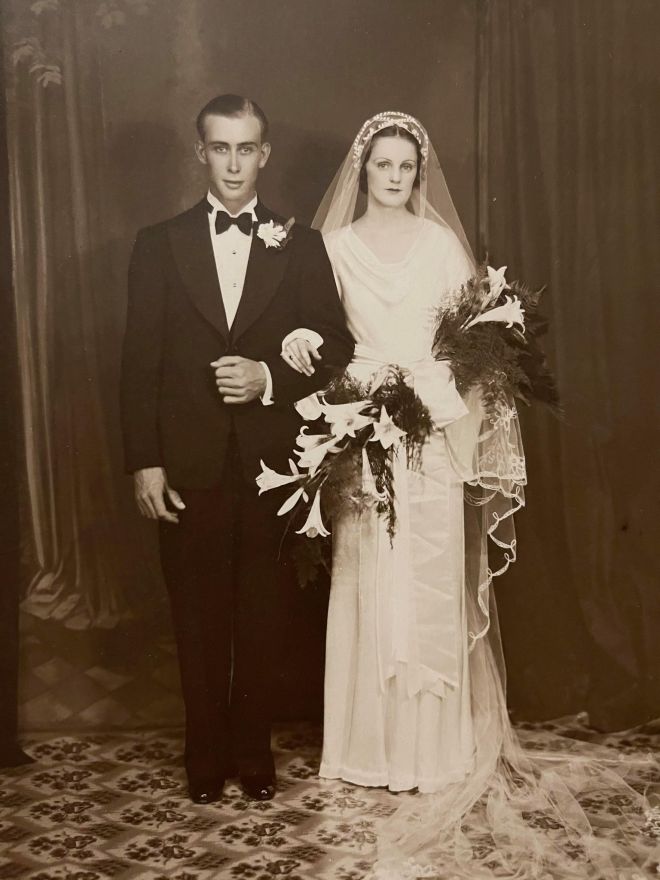Neva and Roy Wedding Photograph